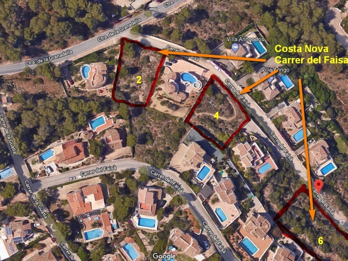 Plot for sale in Javea Costa Nova